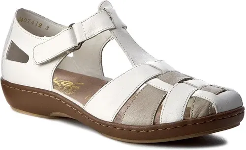 Sandále RIEKER - 45869-80 White Combination