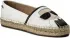 Espadrilky KARL LAGERFELD - KL80111 White Lthr/Textile