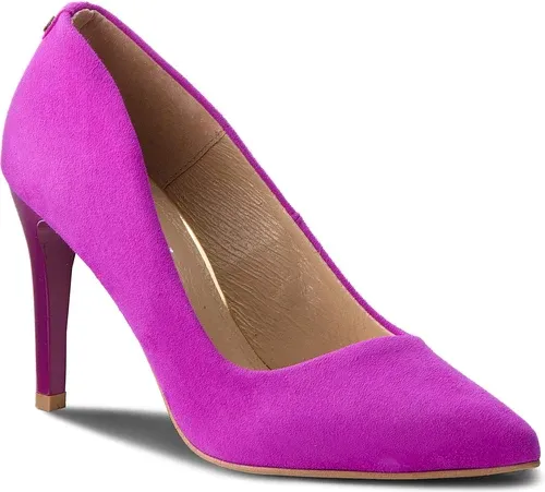 Lodičky R.POLAŃSKI - 0760/A Fuksja Zamsz