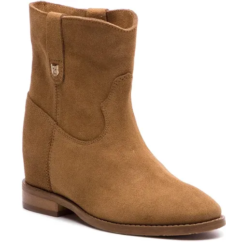 Členková obuv R.POLAŃSKI - 0880 Oliwka 471 Zamsz