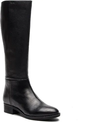 Čižmy vo vojenskom štýle GEOX - D Felicity D D84G1D 00043 C9999 Black