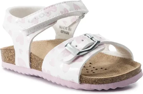 Sandále GEOX - B Sand.Chalki G. A B922RA 000HH C0406 S White/Pink