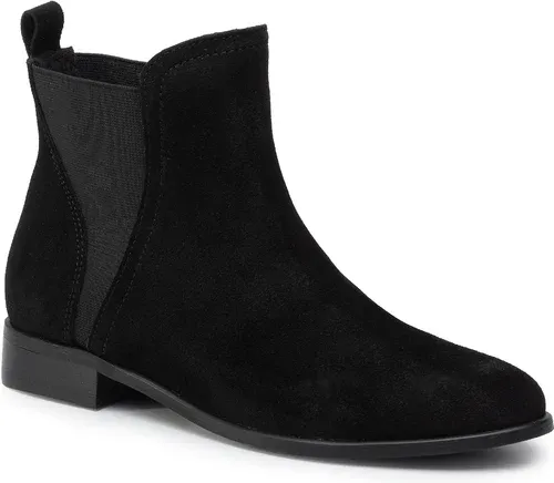 Kotníková obuv s elastickým prvkom BALDACCINI - 1232500 Czarny Welur