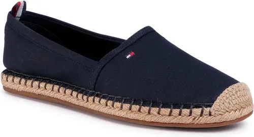 Espadrilky TOMMY HILFIGER - Basic Tommy Flat Espadrille FW0FW04827 Desert Sky DW5
