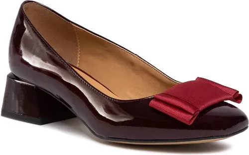 Poltopánky SAGAN - 3716 Bordowy Lakier Metalic