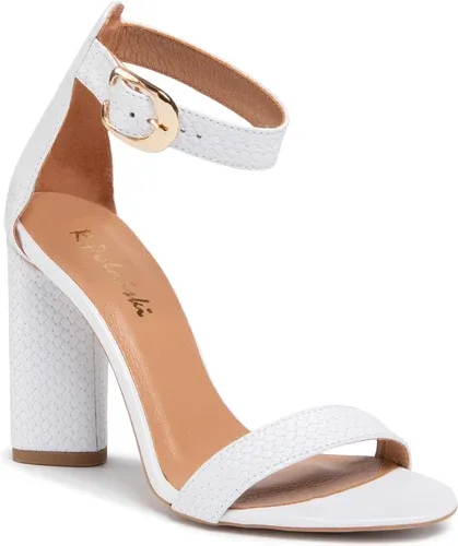 Sandále R.POLAŃSKI - 0876 Biała Plecionka