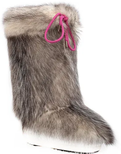Kožušinový návlek na topánky Moon Boot - Cover Opossum 140C0V01001 Natural
