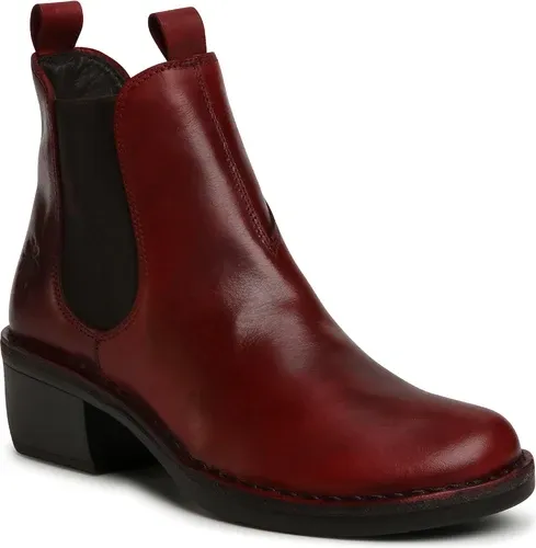 Kotníková obuv s elastickým prvkom FLY LONDON - Memefly P211030002 Red