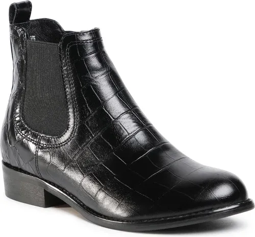 Kotníková obuv s elastickým prvkom GINO ROSSI - 4768-04 Black 1