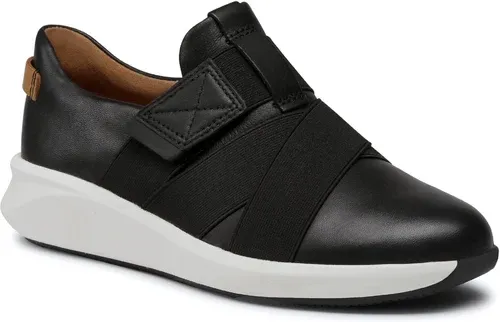 Sneakersy CLARKS - Un Rio Strap 261456144 Black Leather