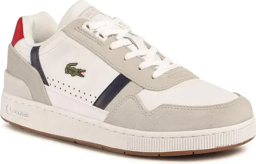 Sneakersy LACOSTE - T-Clip 0120 2 Sma 7-40SMA0048407 Wht/Nvy/Red