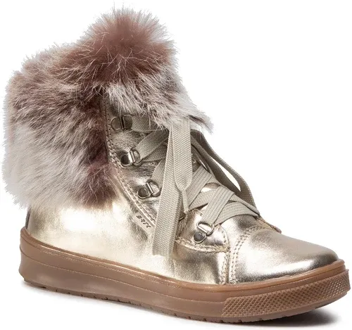 Šnurovacia obuv Bartek - 7393-1PX Zlatá