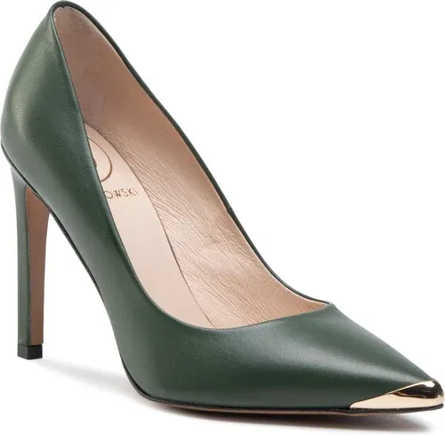 Lodičky BALDOWSKI - D03561-1451-005 Skóra Zielona