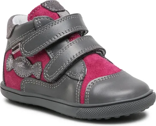 Členková obuv BARTEK - 11703-006 Szary/Fuksja