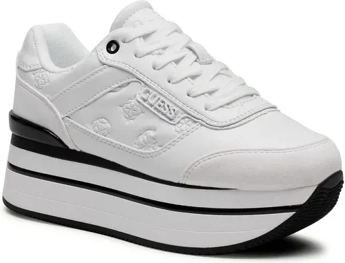 Sneakersy GUESS - Hansin FL5HNS PEL12 WHITE