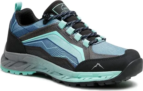 Trekingová obuv Elbrus - Embawa Low Wp Wo's Black/Light Navy/Turqouise