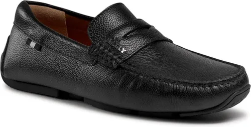 Mokasíny BALLY - Pavel 6217577 Black Bovine Printed 300