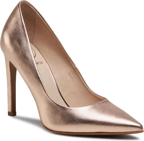 Lodičky BALDOWSKI - D00580-1451-284 Metalik Nude Cet.