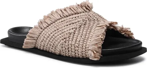 Šľapky INUIKII - Raffia Moon 70106-095 White