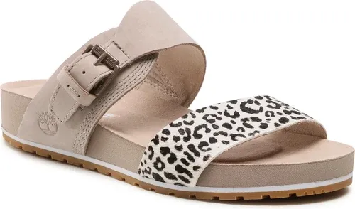 Šľapky TIMBERLAND - Malibu Waves 2Band Slide TB0A24TFBX31 Leopard Nubuck