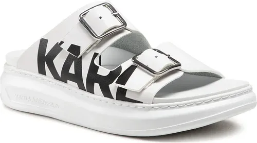 Šľapky KARL LAGERFELD - KL62505 White Lthr