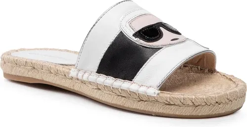 Espadrilky KARL LAGERFELD - KL80110 White Lthr