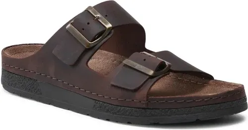 Šľapky Berkemann - Adam 01950 Dunkelbraun/Schw 493