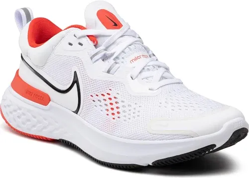 Topánky Nike - React Miler 2 CW7121 100 White/Black/Chile Red
