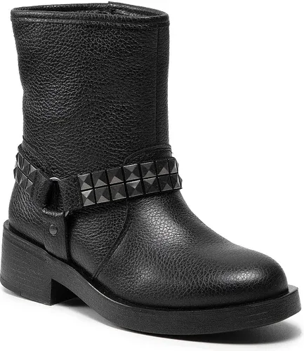 Členkové čižmy GUESS - Bili FL5BIL LEA10 BLACK