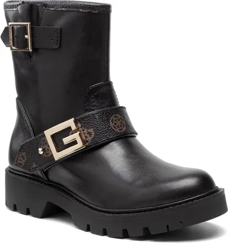 Členkové čižmy GUESS - Ragner2 FL7RG2 FAL10 BLKBR