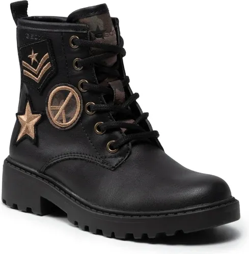 Čižmy GEOX - J Casey G. C J1620C 000BC C9999 M Black