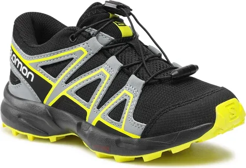 Topánky Salomon - Speedcross J 414471 09 M0 Black/Black/Evening Primrose