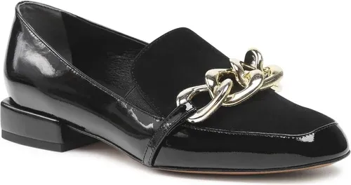 Lordsy BALDOWSKI - D03689-8321-007 Lakier Czarny/Zamsz Czarny