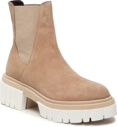 Členkové čižmy BALDACCINI - 1643500 Beż Welur