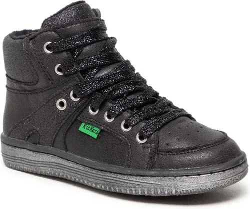 Šnurovacia obuv Kickers - Lowell 739352-30 Brillant Black 81