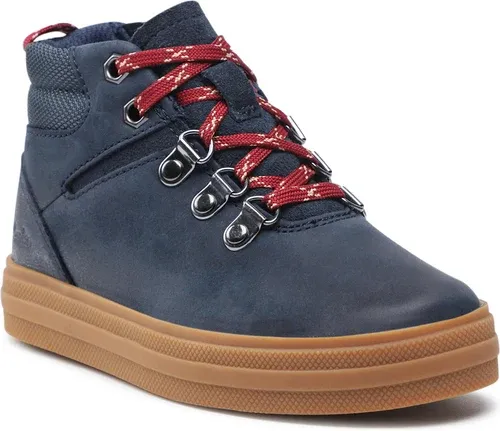 Šnurovacia obuv Clarks - Nova Hike K 261619587 Navy Leather