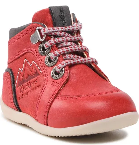 Členková obuv KICKERS - Bins Mountain 878601-10 M Mountain Red 4