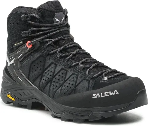 Trekingová obuv Salewa - Ws Alp Trainer 2 Mid Gtx GORE-TEX 61383-0971 Black/Black