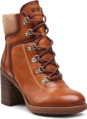 Členkové čižmy PIKOLINOS - W7S-8851 Brandy