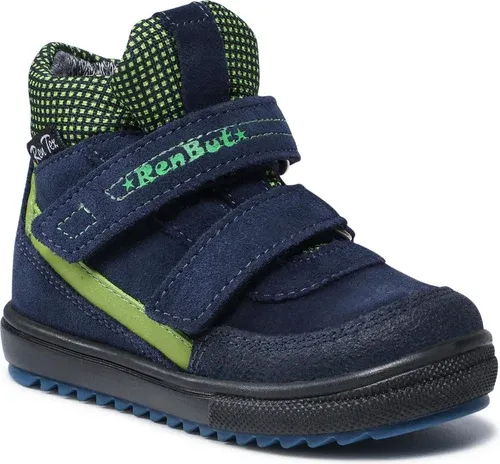 Šnurovacia obuv RenBut - 13-1552 Granat/Seledyn