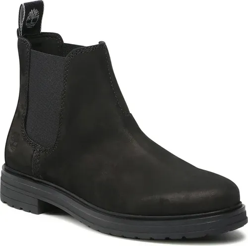 Kotníková obuv s elastickým prvkom TIMBERLAND - Hannover Hill TB0A2KSK001 Black Nubuck