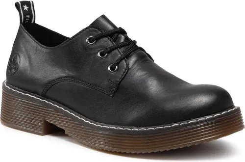 Oxfordy RIEKER - 50010-00 Schwarz