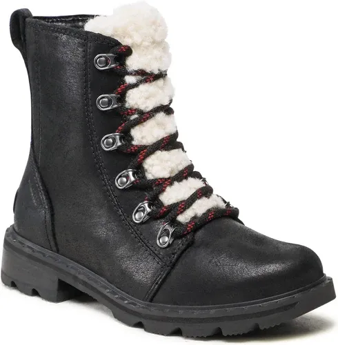Členkové čižmy SOREL - Lennox Lace Cozy Wp NL4414 Black/Nocturnal 010