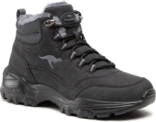 Šnurovacia obuv KangaRoos - Kw-Cozy 39244 000 5500 Jet Black/Mono
