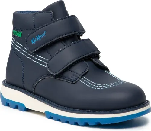 Šnurovacia obuv Kickers - Kickfun 878750-10-101 Marine Bleu