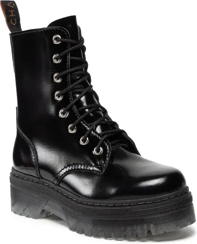 Členkové čižmy CHARLES - 1984W002 Black Polished