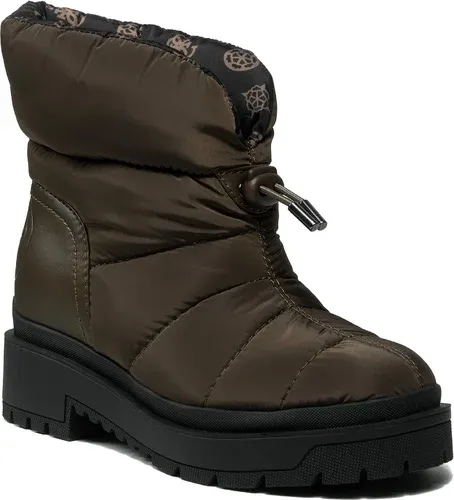 Členkové čižmy GUESS - FL8LED ELE10 OLIVE