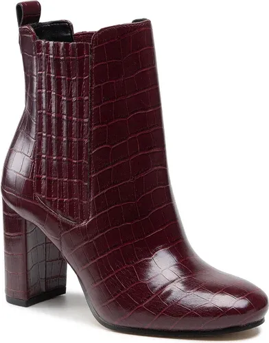 Členkové čižmy GUESS - FL8KLY PEL10 WINE