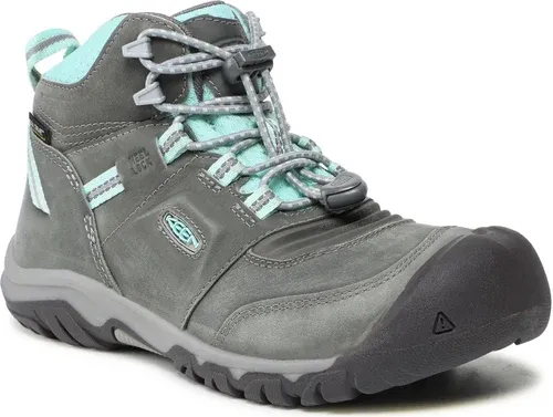 Trekingová obuv Keen - Ridge Flex Mid Wp 1025583 Grey/Blue Tint