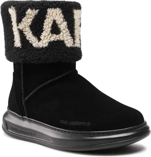 Členkové čižmy KARL LAGERFELD - KL44552 Black